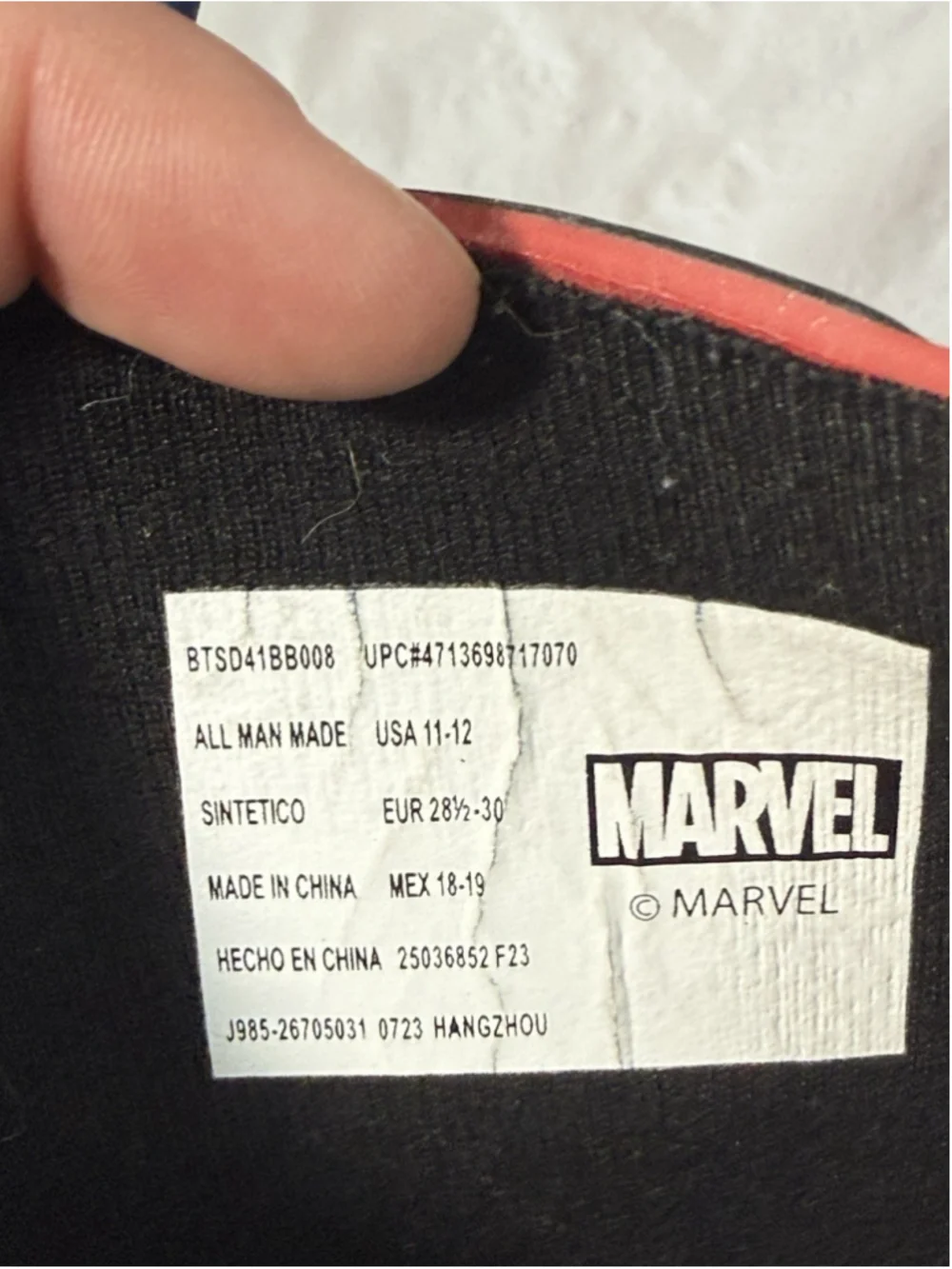 MARVEL SPIDERMAN Boy's Multi-Size RAIN BOOTS Waterproof size 11-12